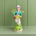RARE Early 19th Century Staffordshire Figure Lady Basket Of Fruit Obadiah Sherratt C 1800