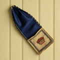 Queen Victoria Royal Needlework Needlepoint Wall Pocket 1887 Golden Jubilee