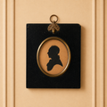 19th Century Portrait Silhouette of Theologian Thomas Erskine of Linlathen Scotland 1820