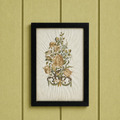 18th Century Colifichet Embroidery On Paper Double Sided Neeedlework C 1780