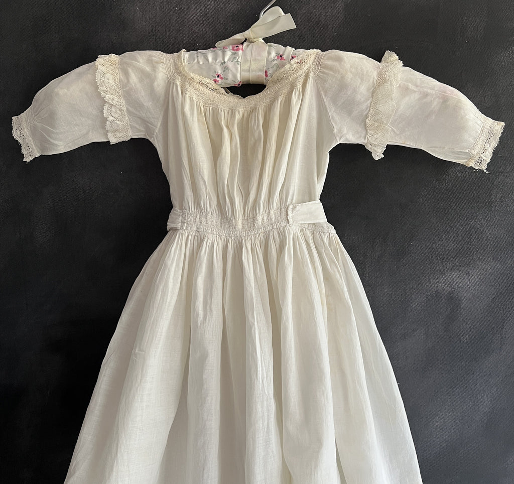 Antique Regency Christening Gown With Provenance English C 1800 AF
