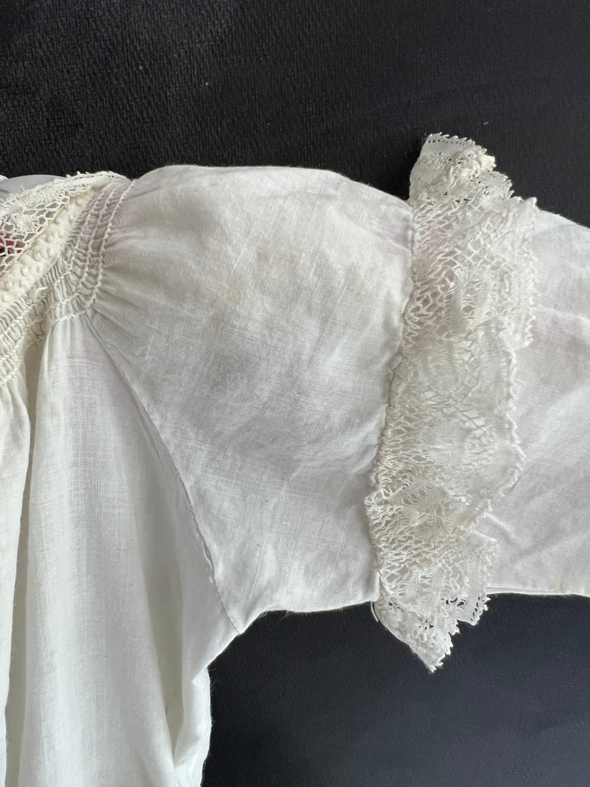 Antique Regency Christening Gown With Provenance English C 1800 AF