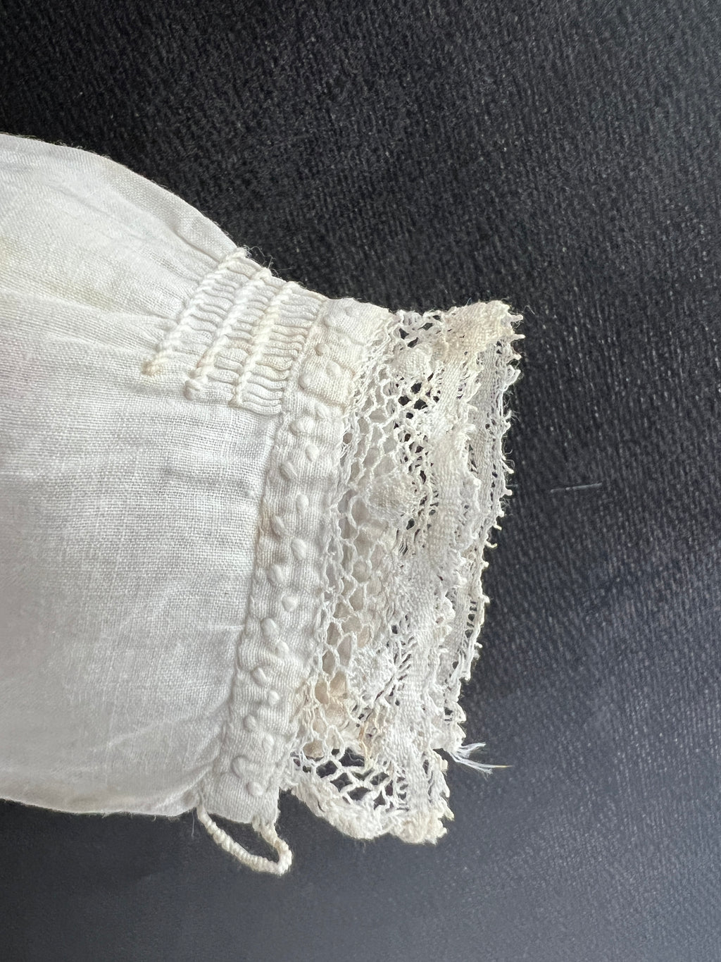 Antique Regency Christening Gown With Provenance English C 1800 AF