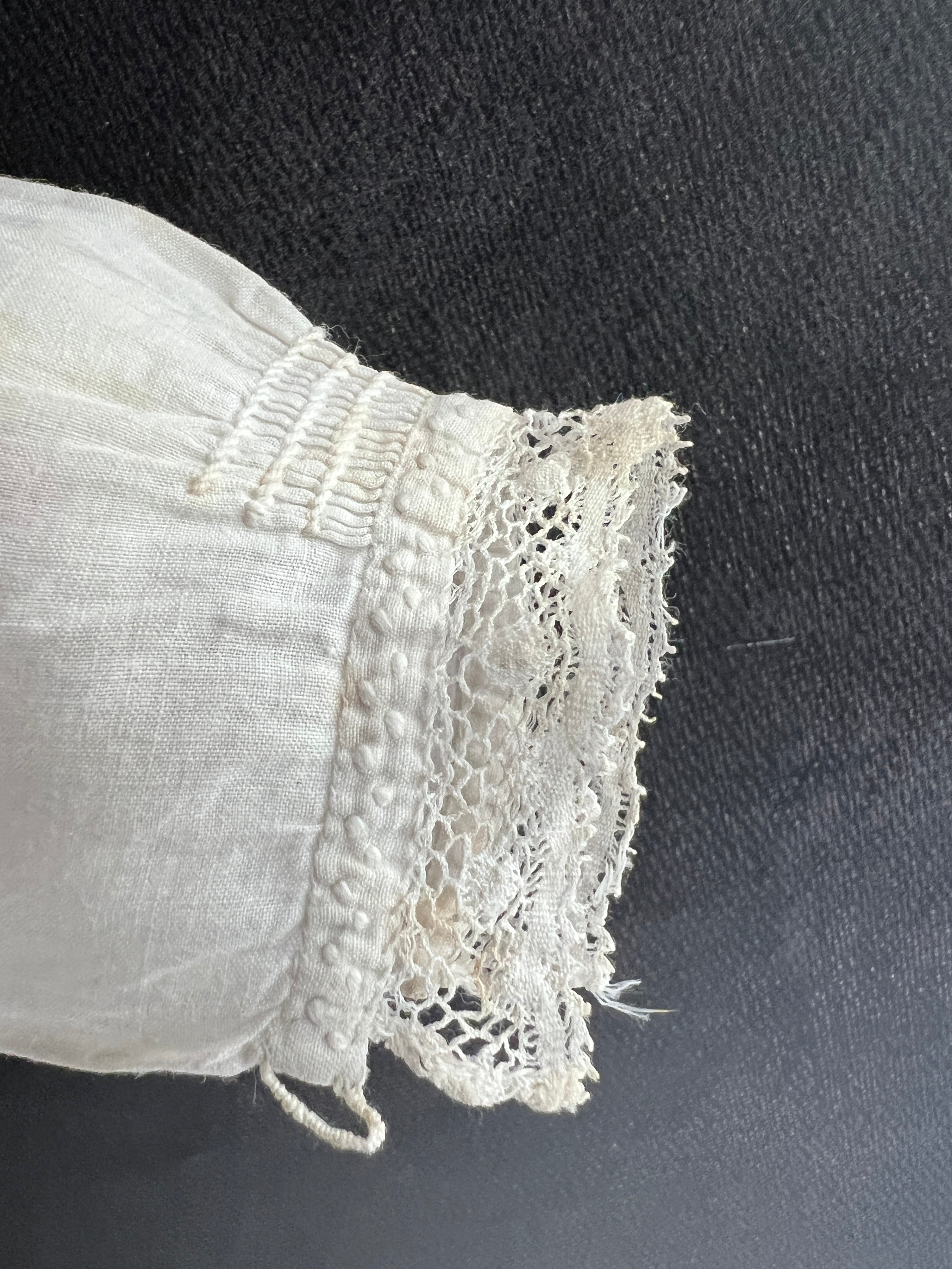 Antique Regency Christening Gown With Provenance English C 1800 AF