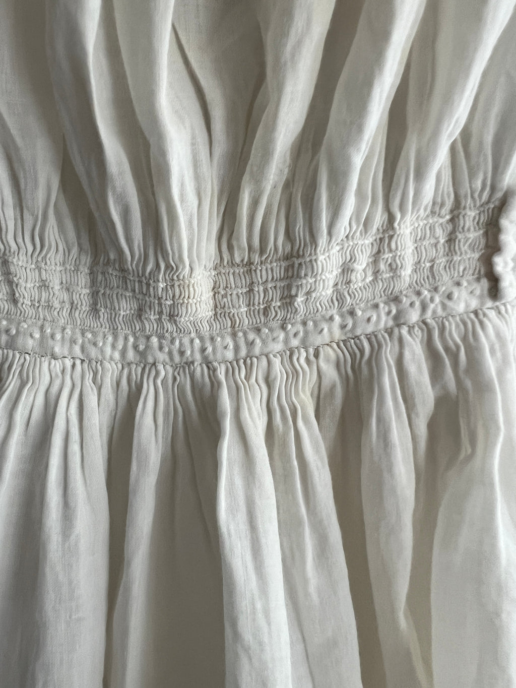 Antique Regency Christening Gown With Provenance English C 1800 AF