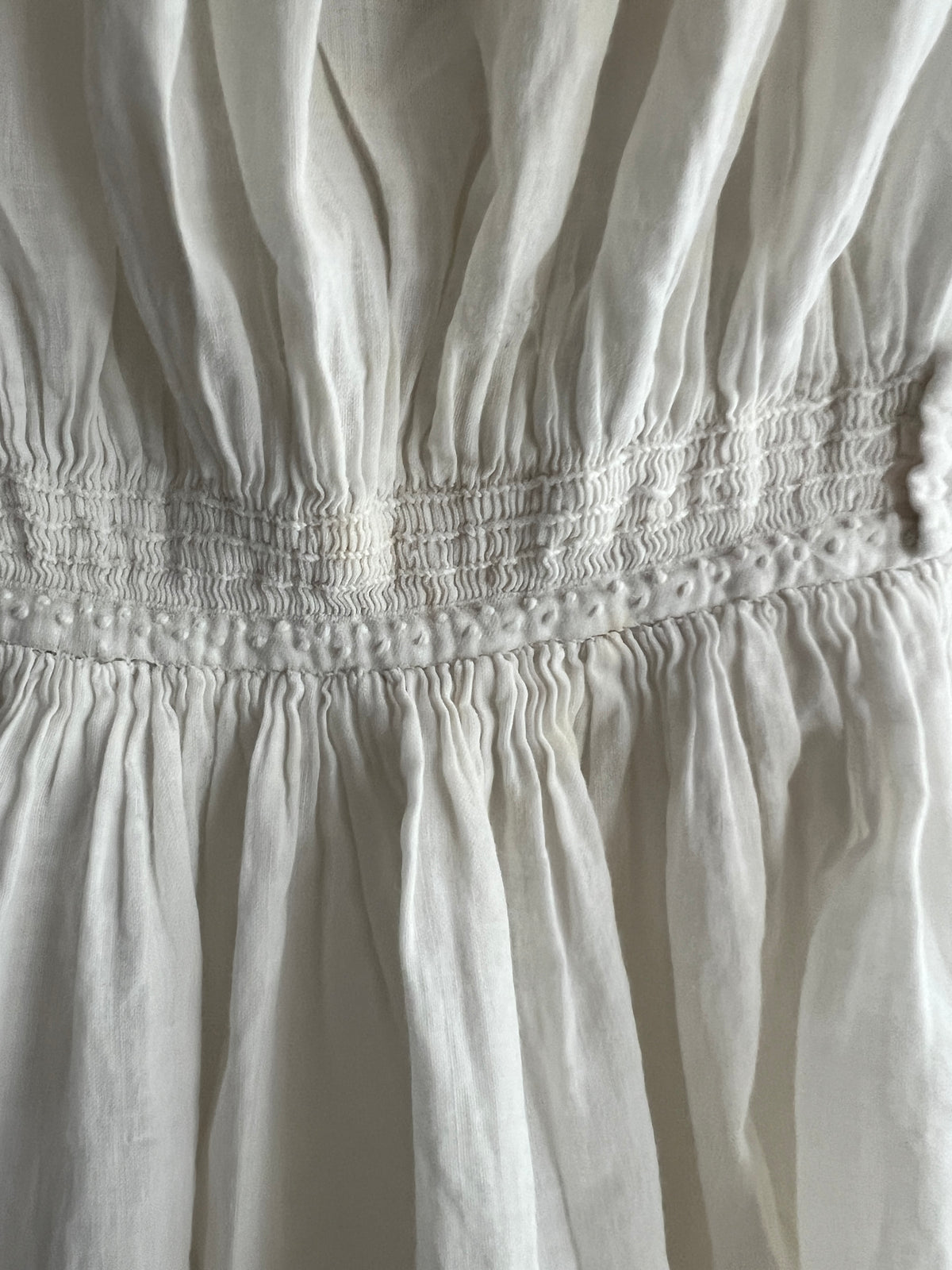 Antique Regency Christening Gown With Provenance English C 1800 AF