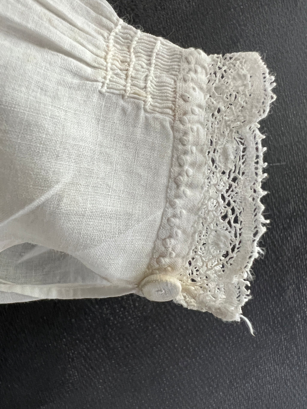 Antique Regency Christening Gown With Provenance English C 1800 AF