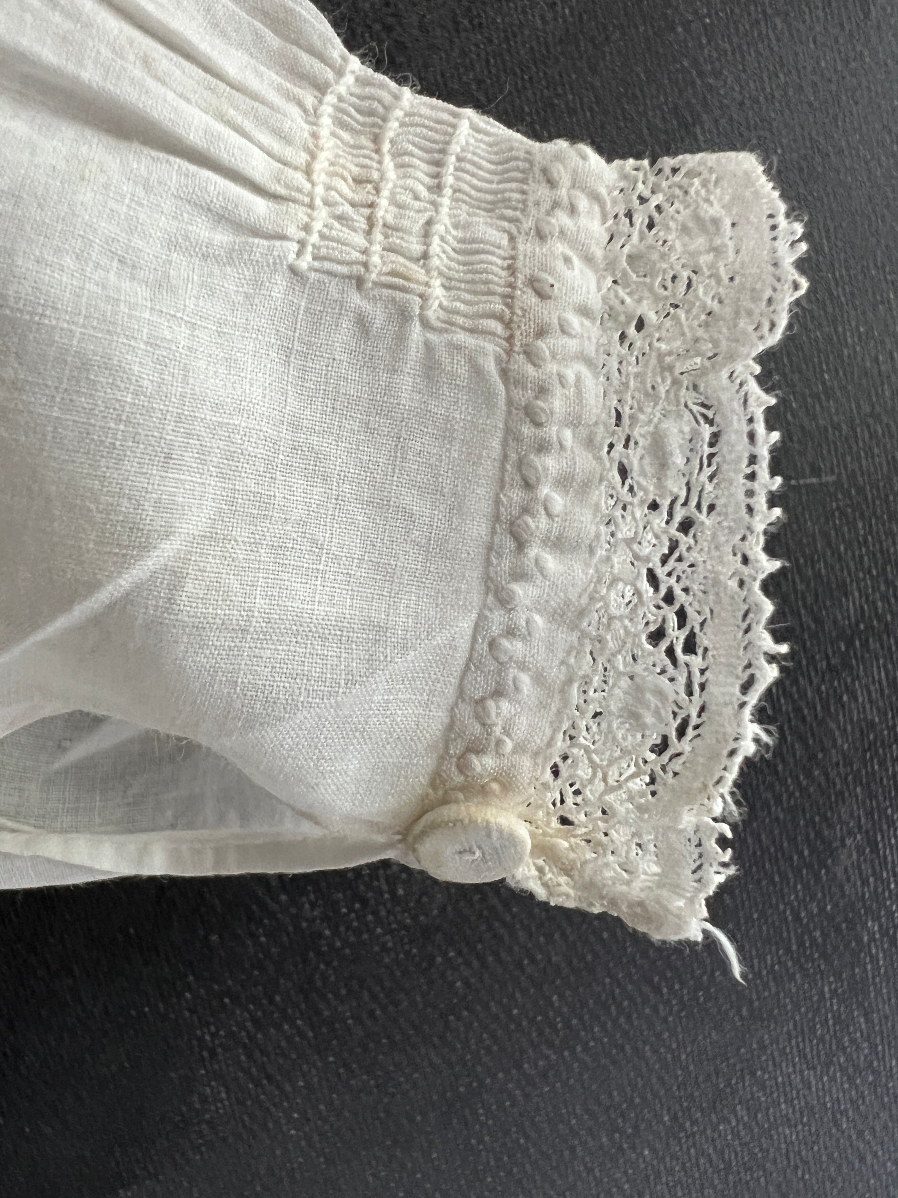 Antique Regency Christening Gown With Provenance English C 1800 AF