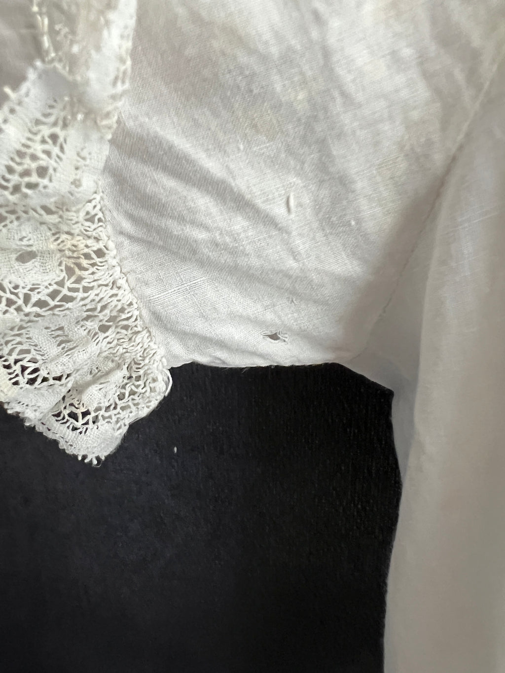 Antique Regency Christening Gown With Provenance English C 1800 AF