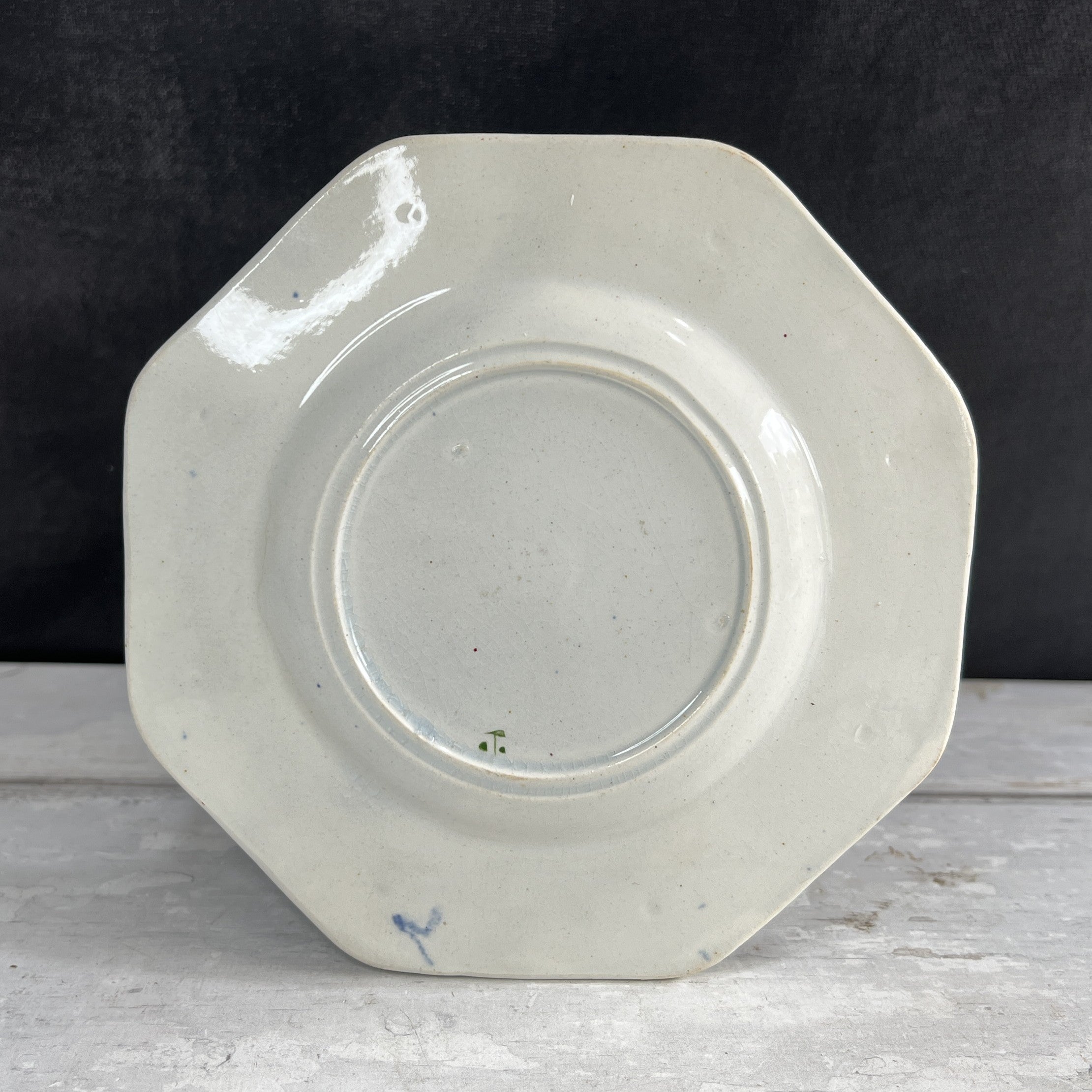 RARE 19th Century Child’s Nursery Ware Plate Leopard Big Cat C 1830