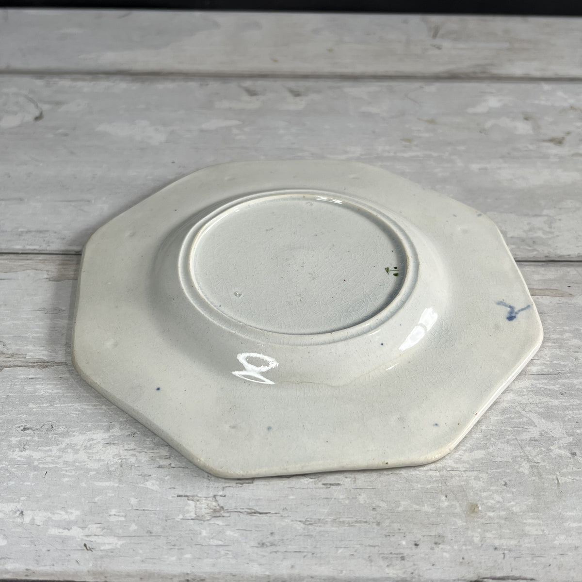 RARE 19th Century Child’s Nursery Ware Plate Leopard Big Cat C 1830