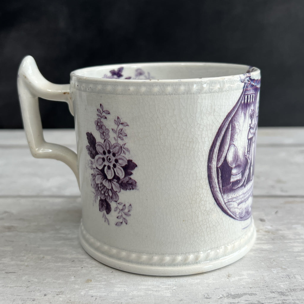 Antique Reform Mug King William IV Dissolution of Parliament Kings 1832