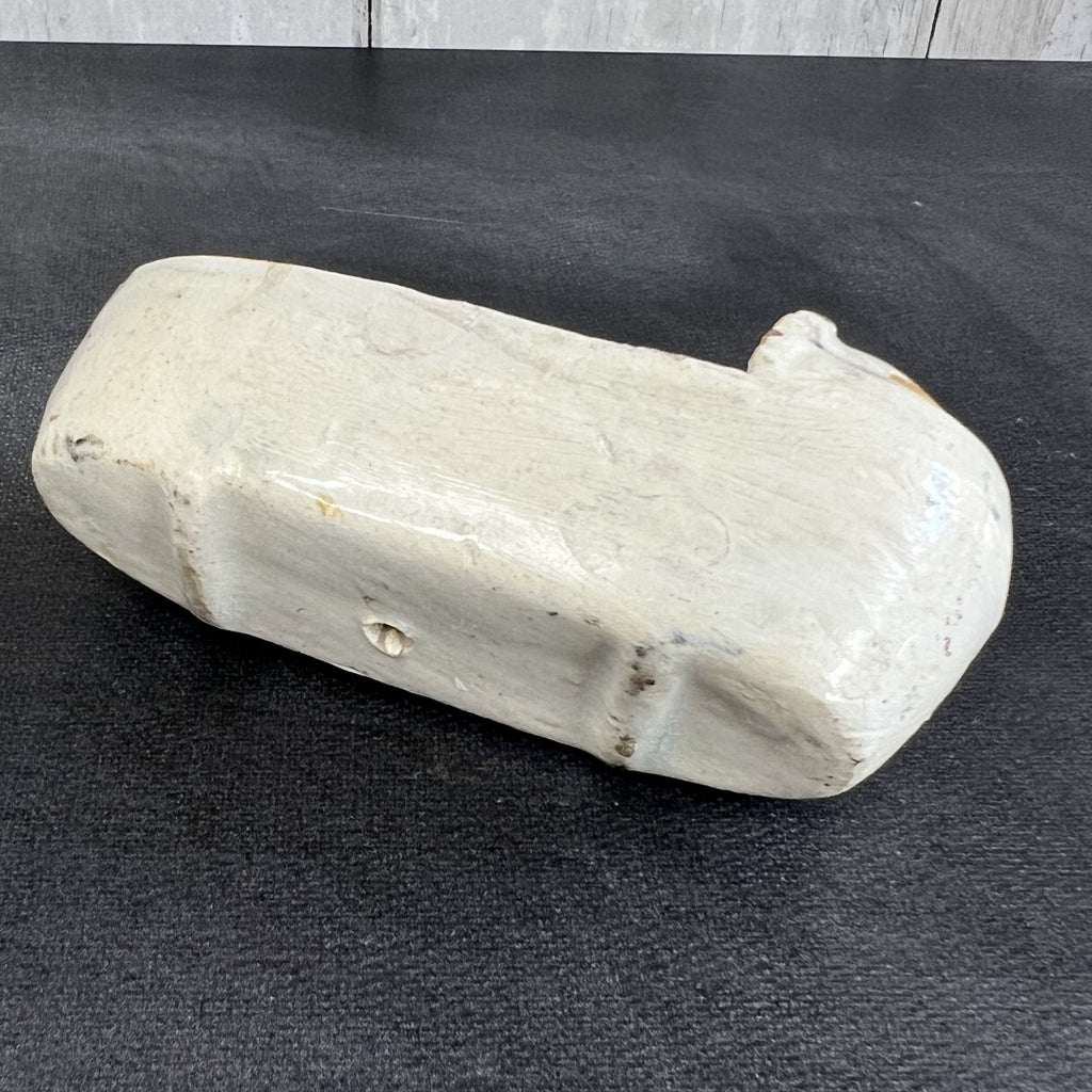 19th Century Prattware Pottery Cradle Circa 1800 AF