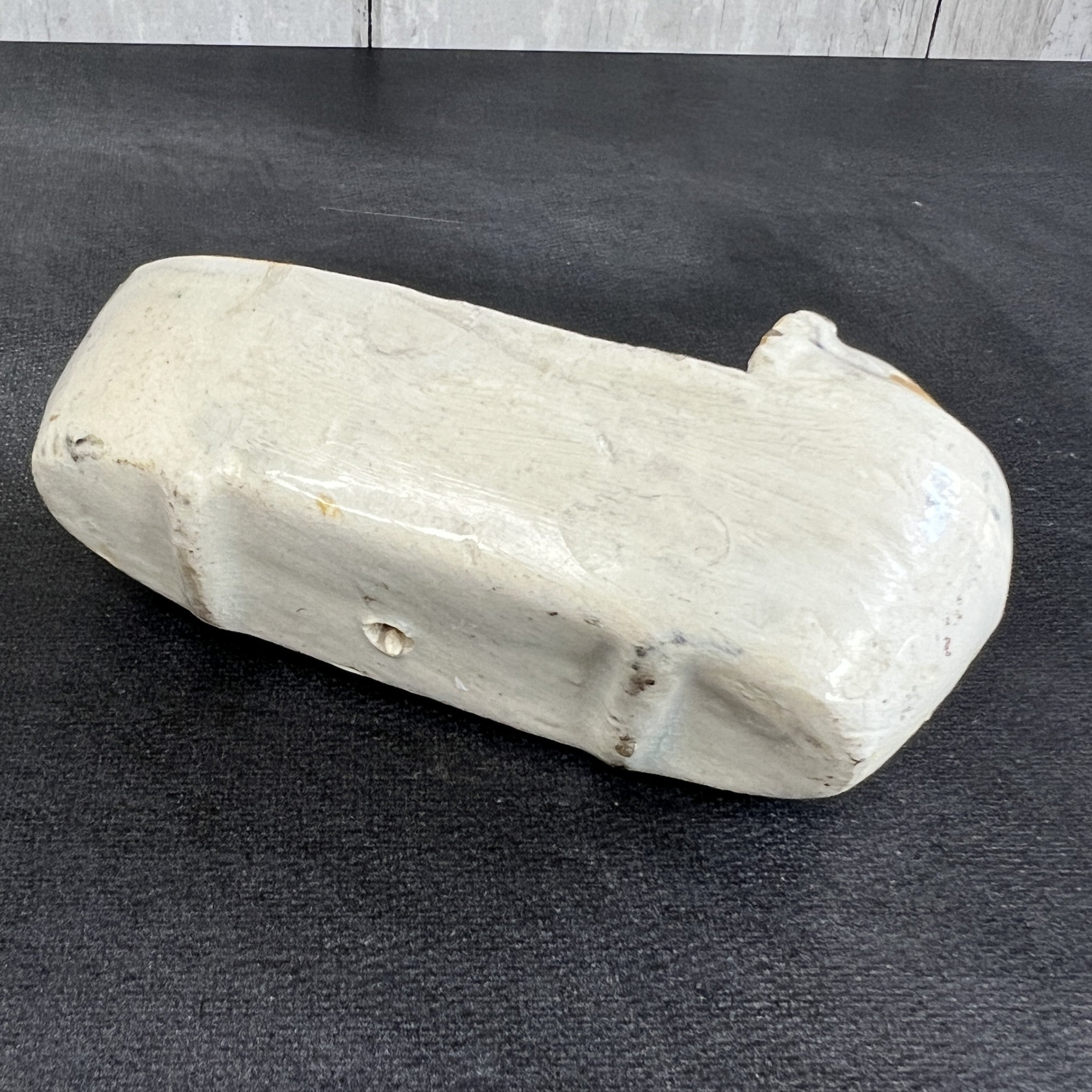 19th Century Prattware Pottery Cradle Circa 1800 AF