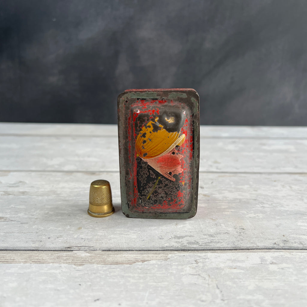 Antique Georgian Tole Snuff Box Duke of York & Mary Anne Clarke Circa 1810