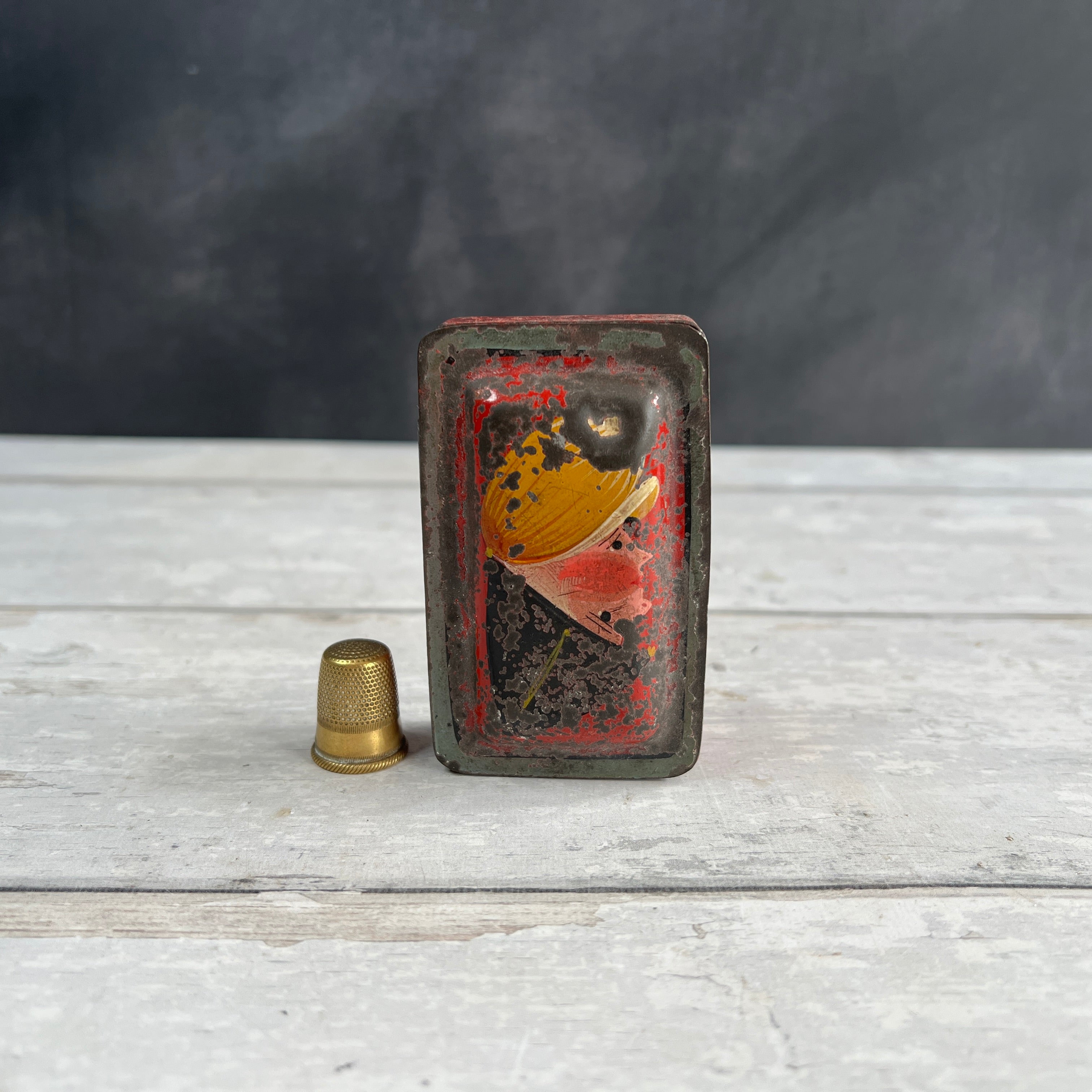 Antique Georgian Tole Snuff Box Duke of York & Mary Anne Clarke Circa 1810
