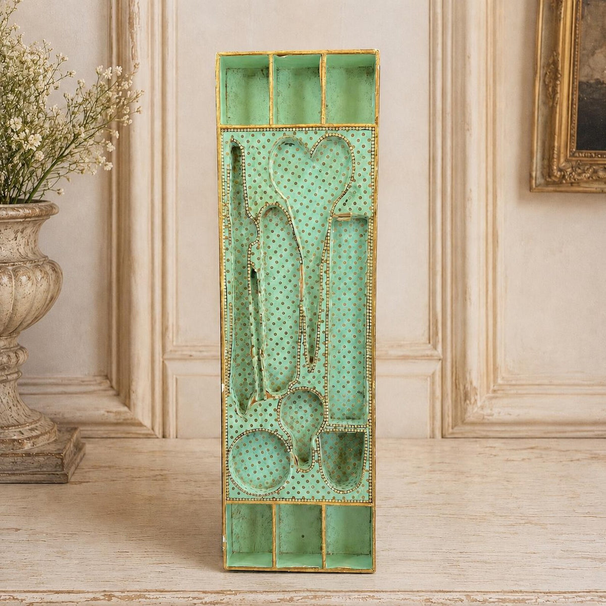 19th Century Palais Royal Sewing Box Tray Only Circa 1840