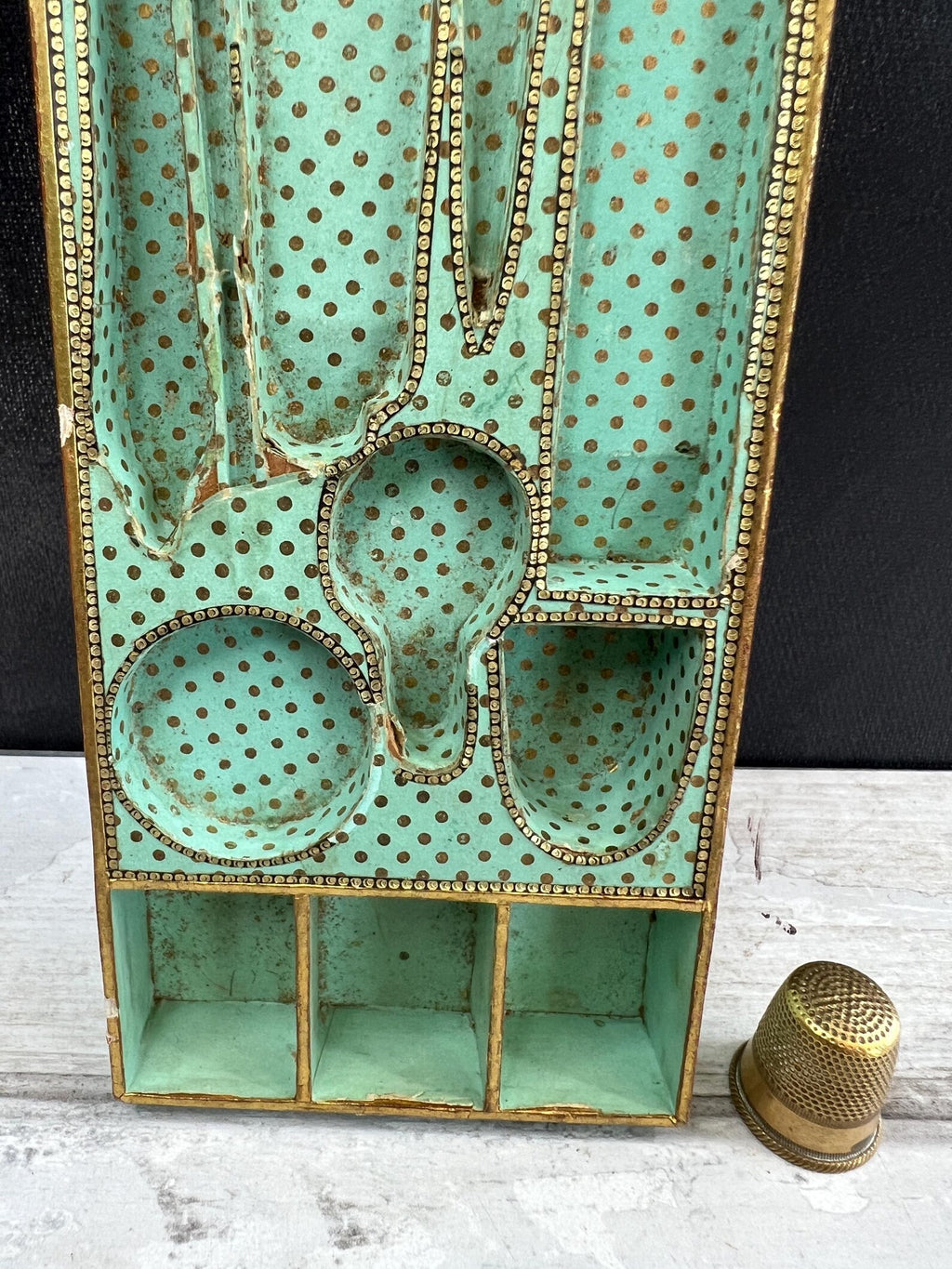 19th Century Palais Royal Sewing Box Tray Only Circa 1840