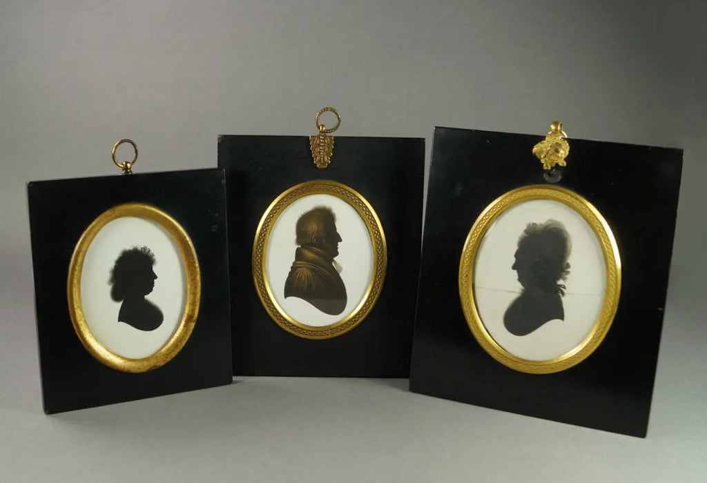 18th Century Silhouette Portrait Reverend Gervas Holmes John Miers C 1790s
