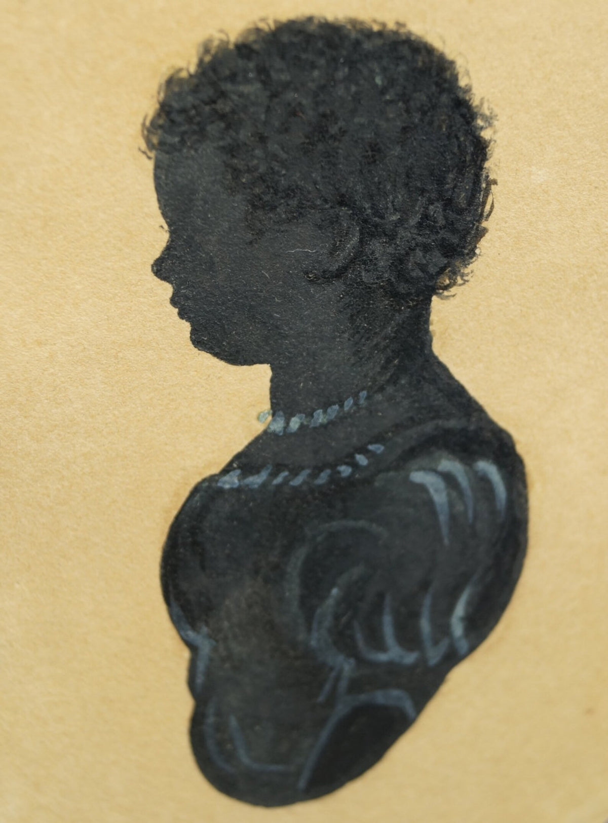 19th Century Portrait Silhouette Baby Boy Anthony Orr Cartmel Lancashire England Circa 1828