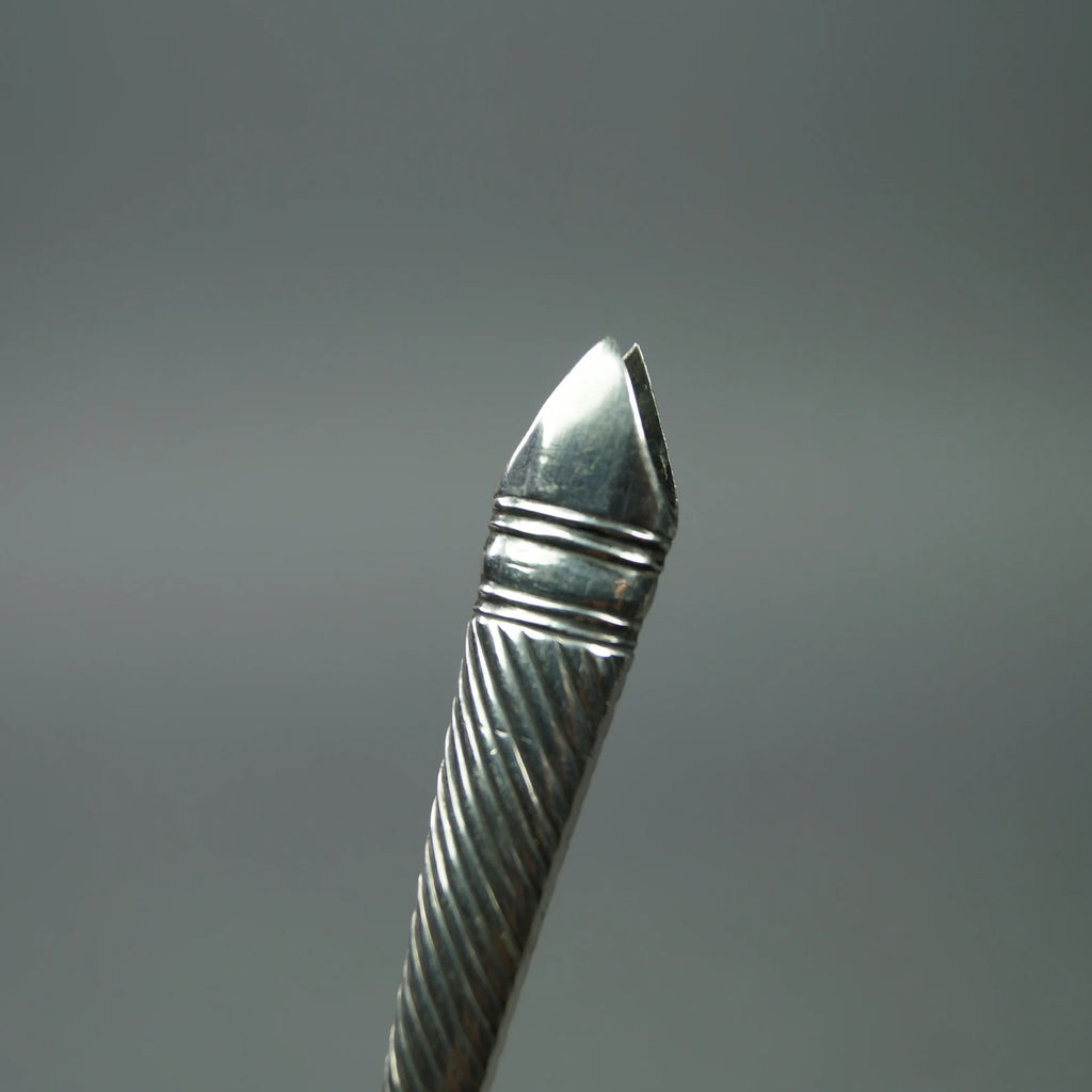 Antique 19th Century Silver Scissor Blade Sheath Circa 1840