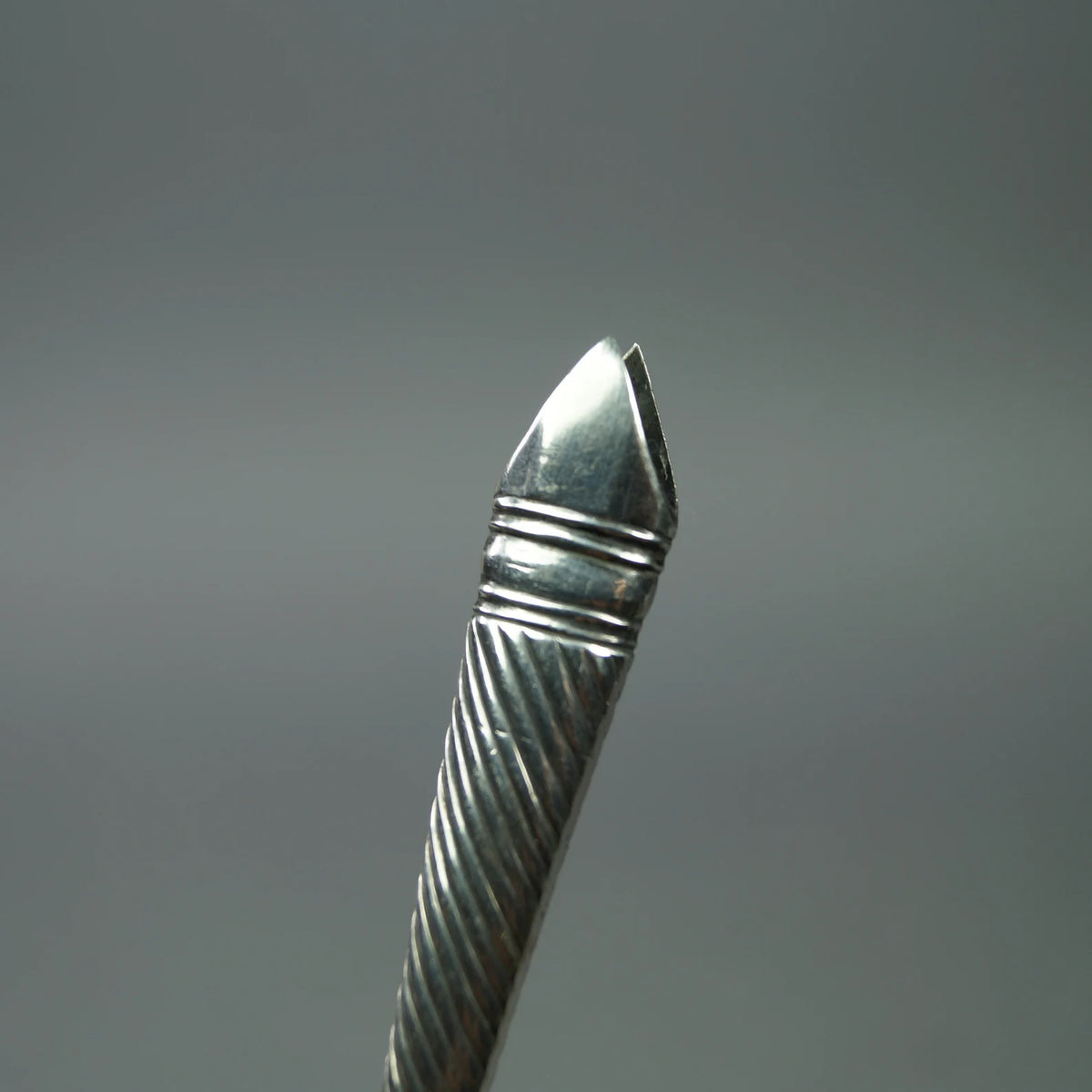 Antique 19th Century Silver Scissor Blade Sheath Circa 1840