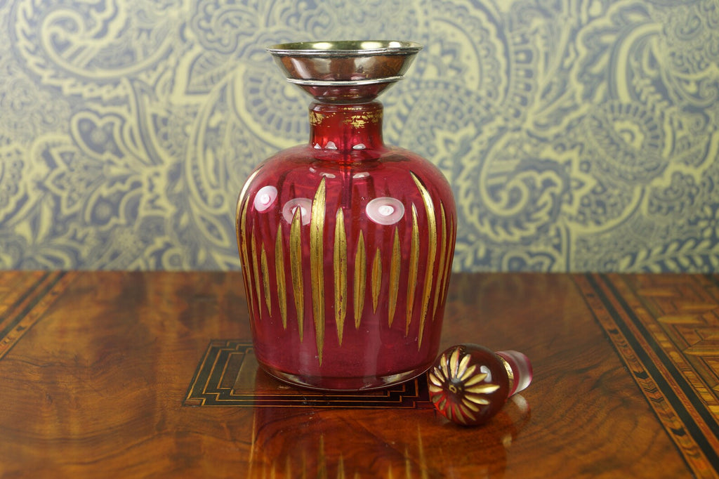 Antique Georgian Silver Gilt Lined Miniature Funnel For Perfume Scent Bottle Circa 1800