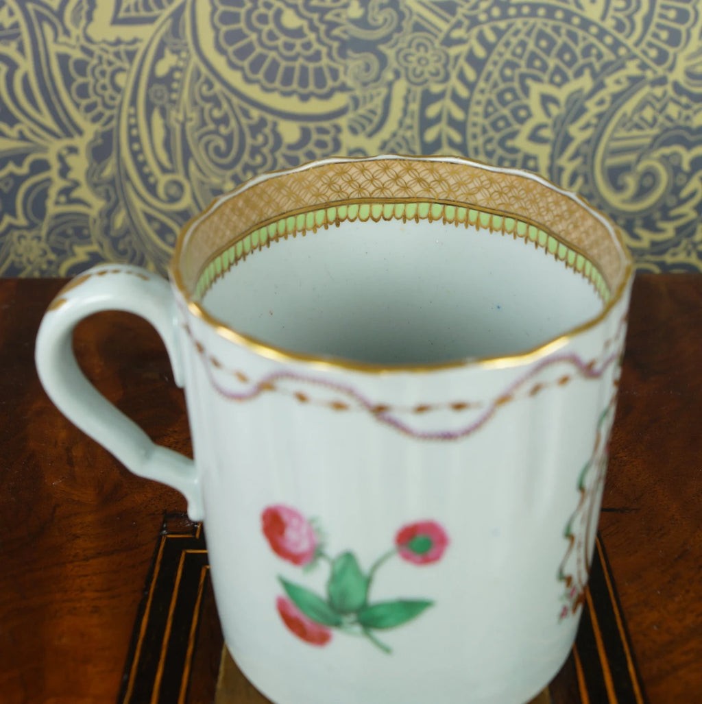 Rare Spode Armorial Coffee Can and Saucer Museum Quality C 1820