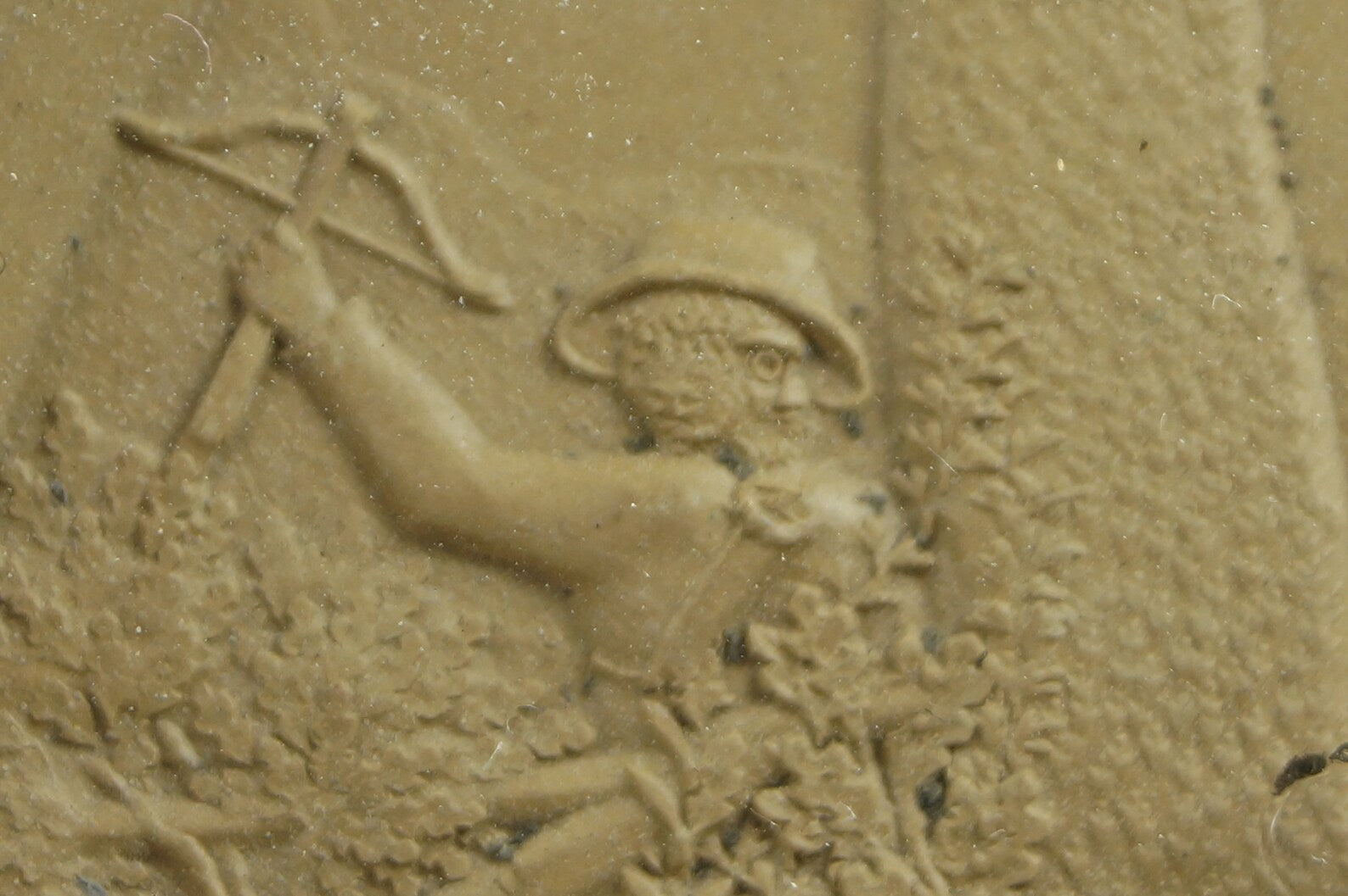 19th Century Miniature Relief Plaque The Death Of Gessler by William Tell Circa 1820