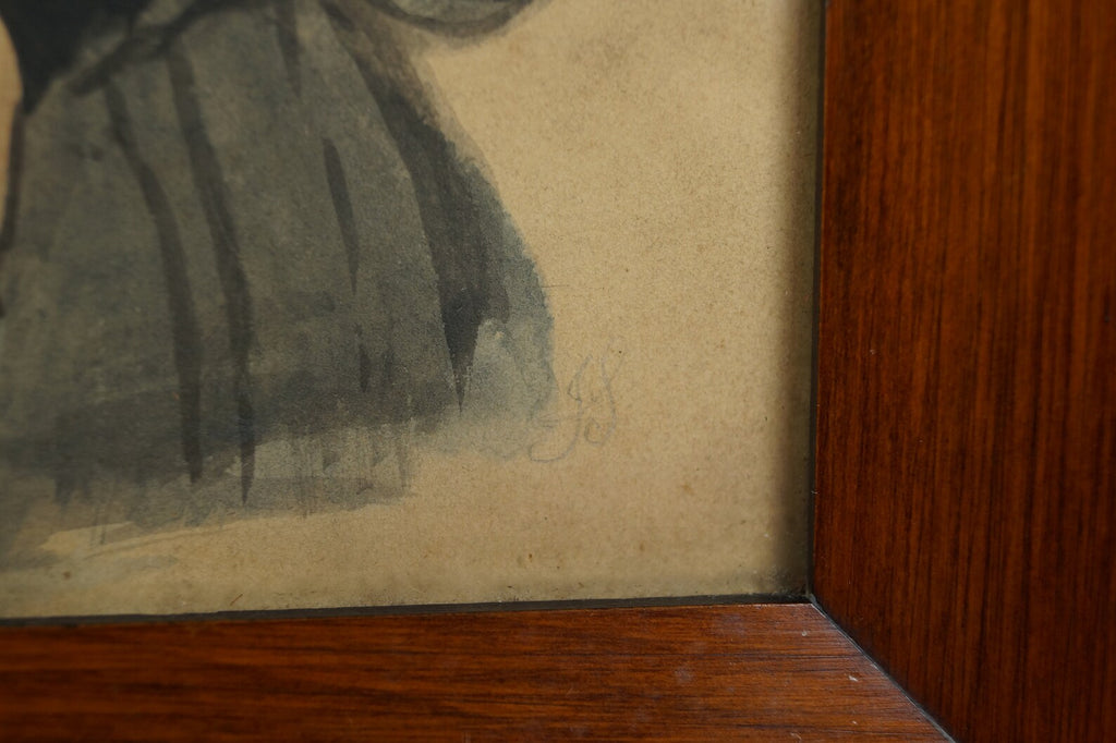 Antique 19th Century Folk Art Painting Scottish School Circa 1830s