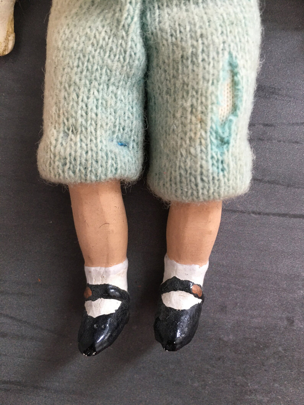 Vintage Original 1920s Miniature Composition Sailor Doll Hummel Goebel Lenci Style