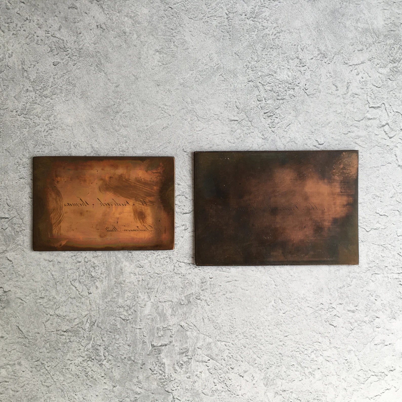 19th C Frederick Thomas Copper Plate Calling Card Legal Ephemera Manchester