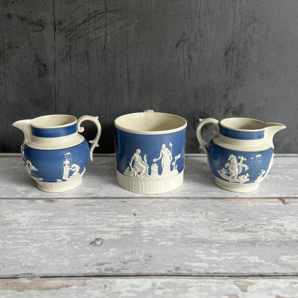 Chetham & Woolley Mug Classical Sprigged Figures C 1810 Regency era