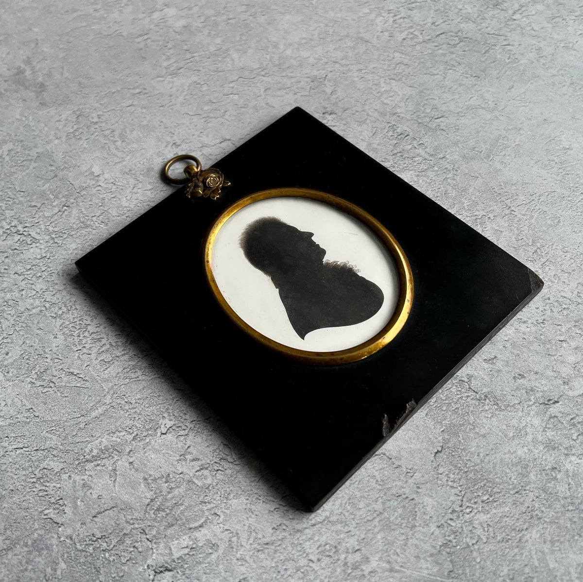 18th Century Silhouette Portrait Reverend Gervas Holmes John Miers C 1790s
