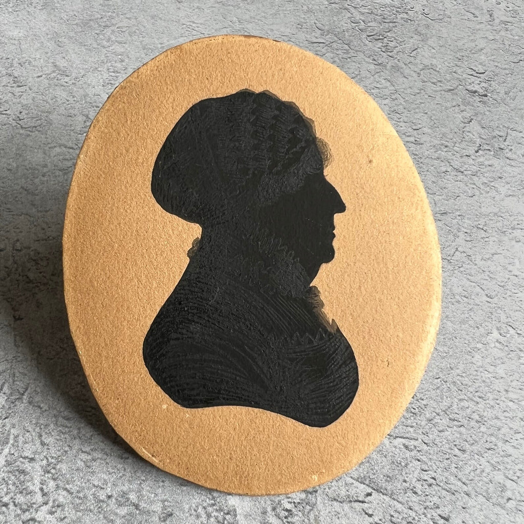 19th Century Portrait Silhouette Rebecca Holmes Of Gawdy Hall Norfolk England C 1810