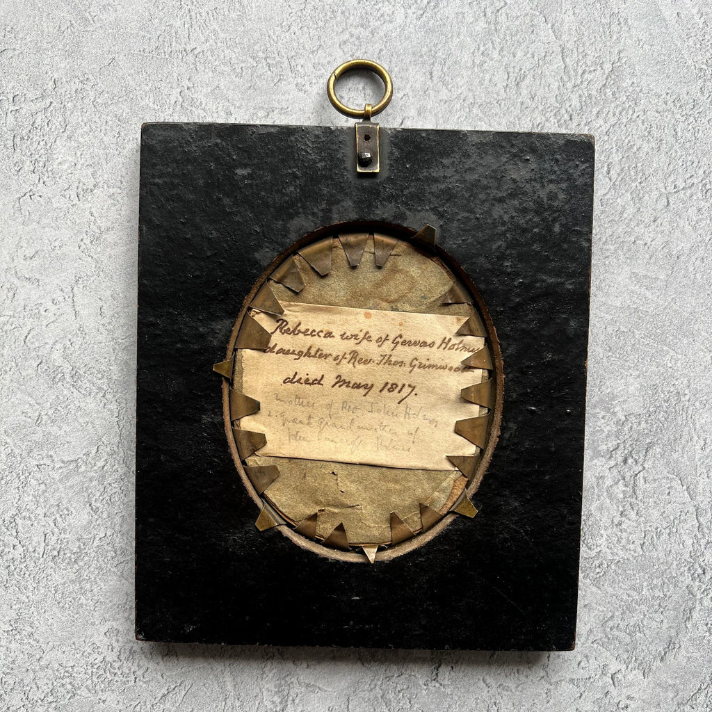 19th Century Portrait Silhouette Rebecca Holmes Of Gawdy Hall Norfolk England C 1810