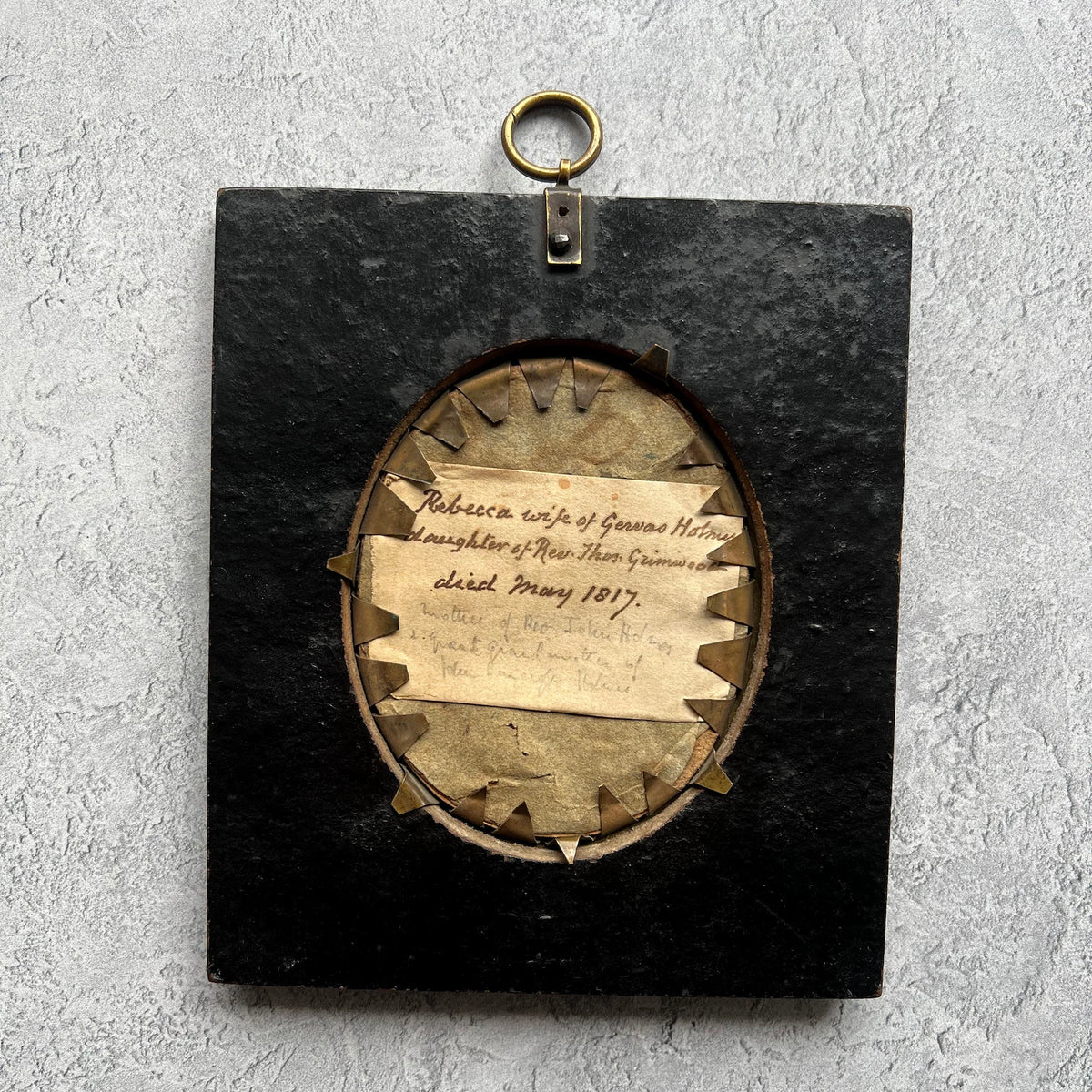19th Century Portrait Silhouette Rebecca Holmes Of Gawdy Hall Norfolk England C 1810