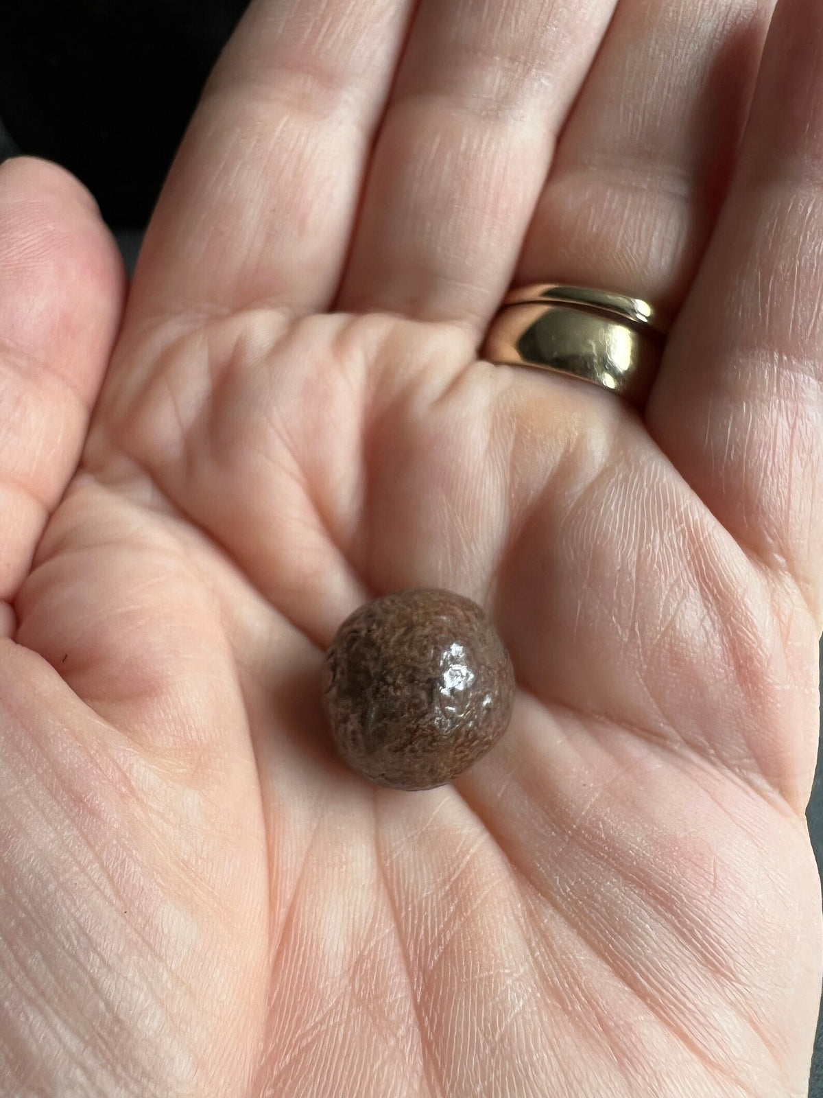 Rarest Georgian Shoe Childs Toy Rattle Talisman Initials LV Circa 1830