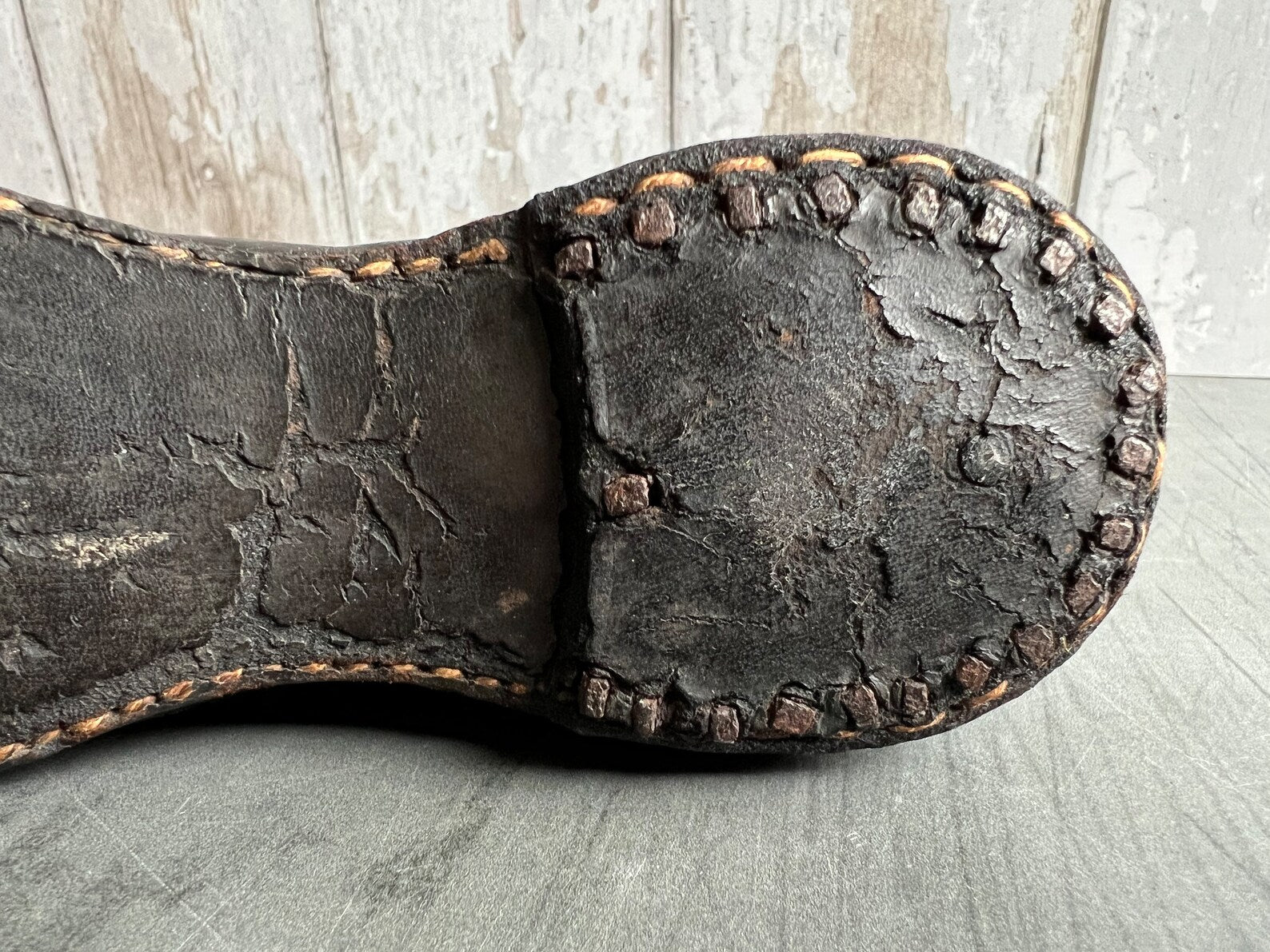 Rarest Georgian Shoe Childs Toy Rattle Talisman Initials LV Circa 1830