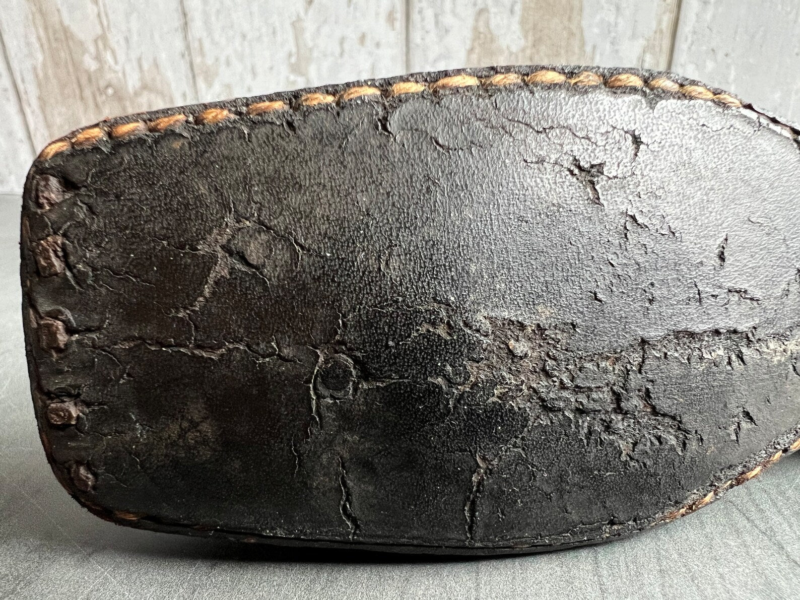 Rarest Georgian Shoe Childs Toy Rattle Talisman Initials LV Circa 1830
