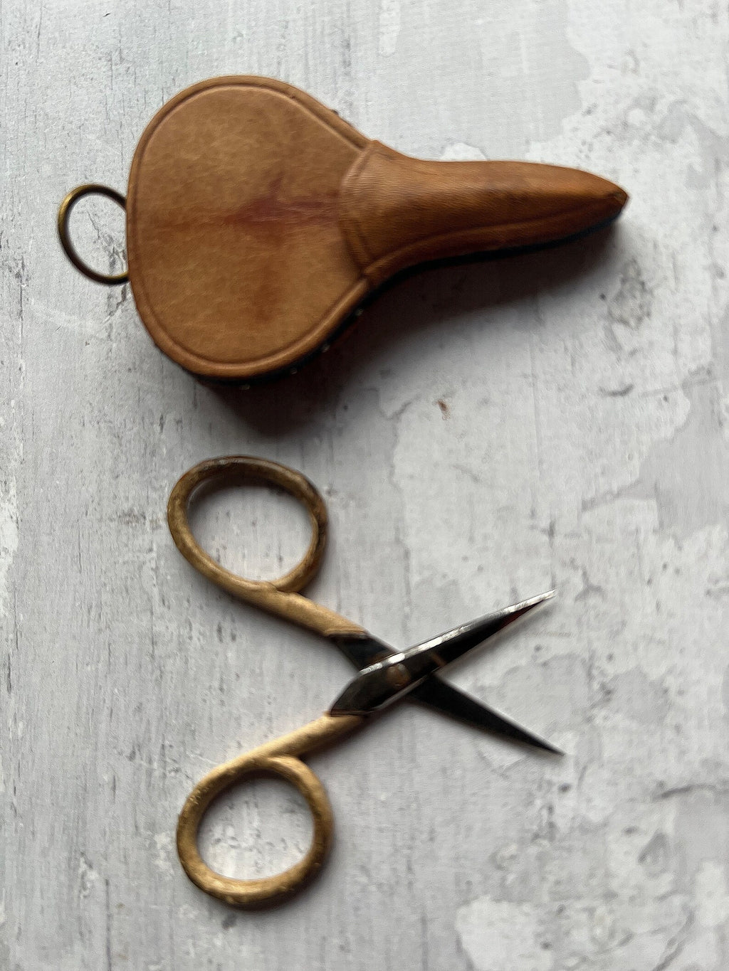 Antique Miniature Scissor Sewing Companion Doll Size C 1880