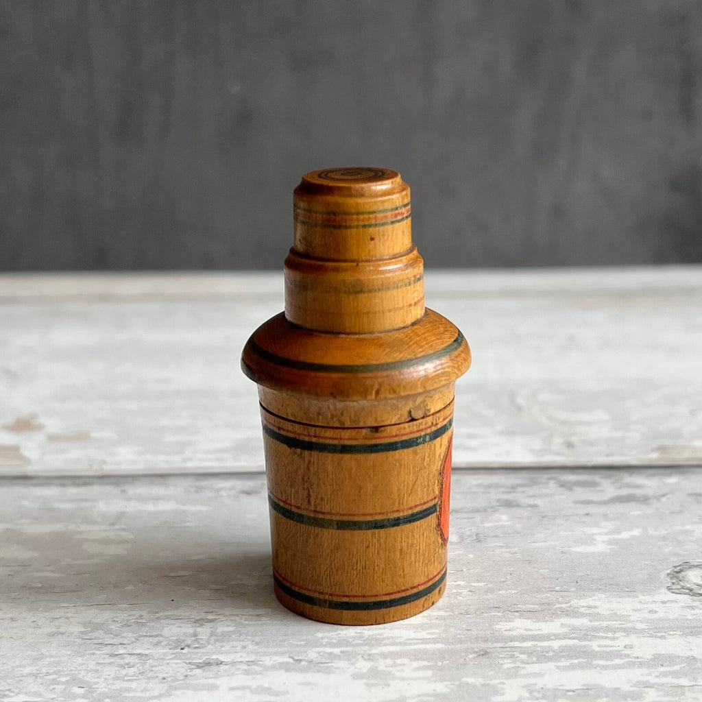 Rare 19th Century Regency Tunbridge Ware Scent Bottle Box A Brighton Gift Whitewood C 1820