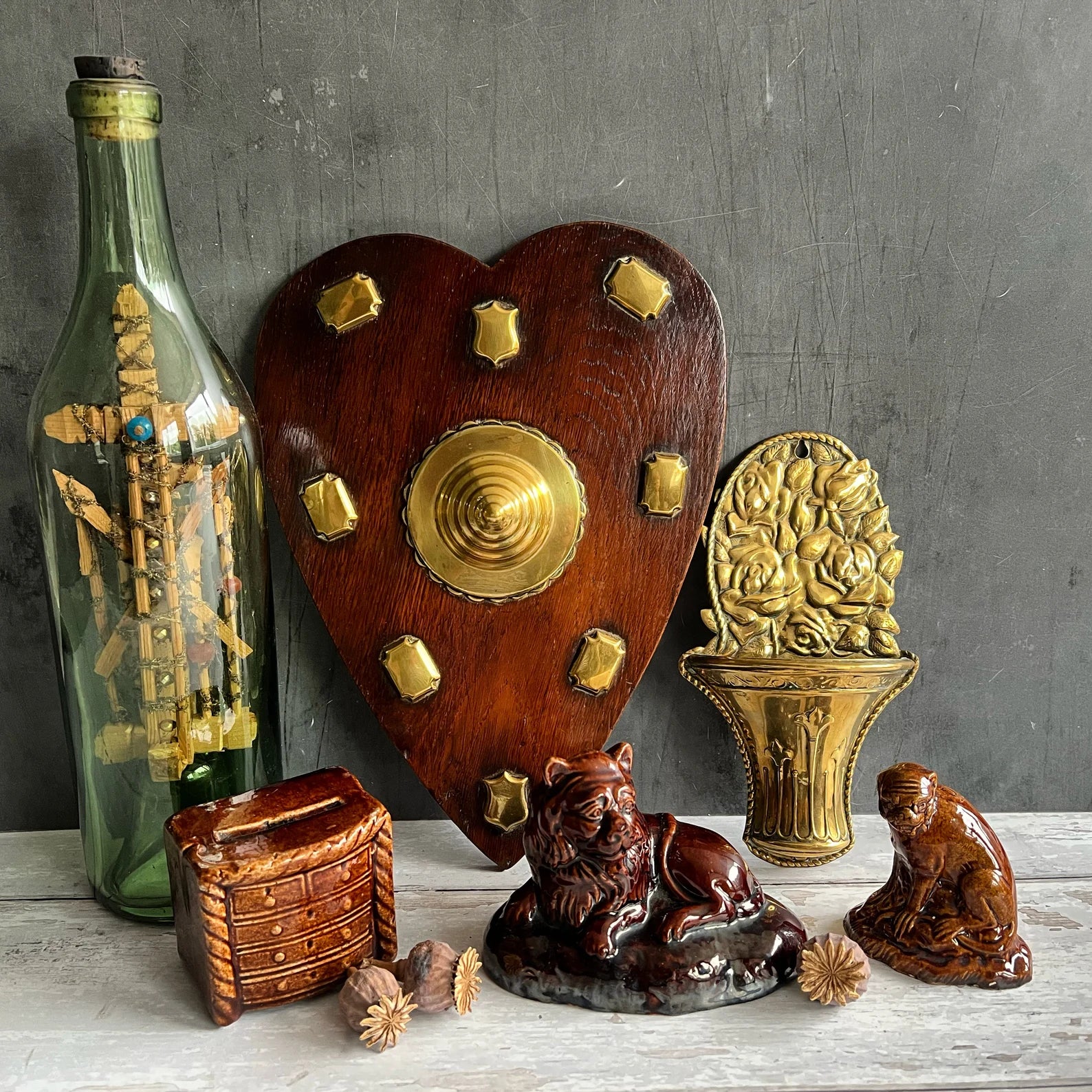 Adorable 19th Century Pottery Lion Treacle Glaze Figure English Pottery C 1840