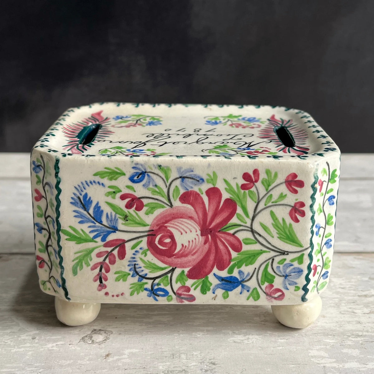 Victorian Money Box Rare Brick Shape English Money Bank C 1870