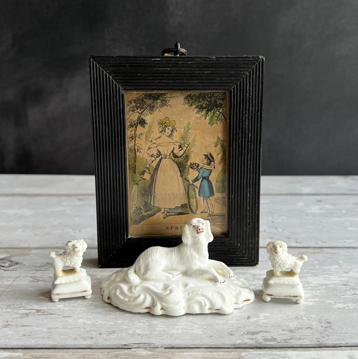 19th Century Miniature Engraving Spring By John Fairburn C 1830