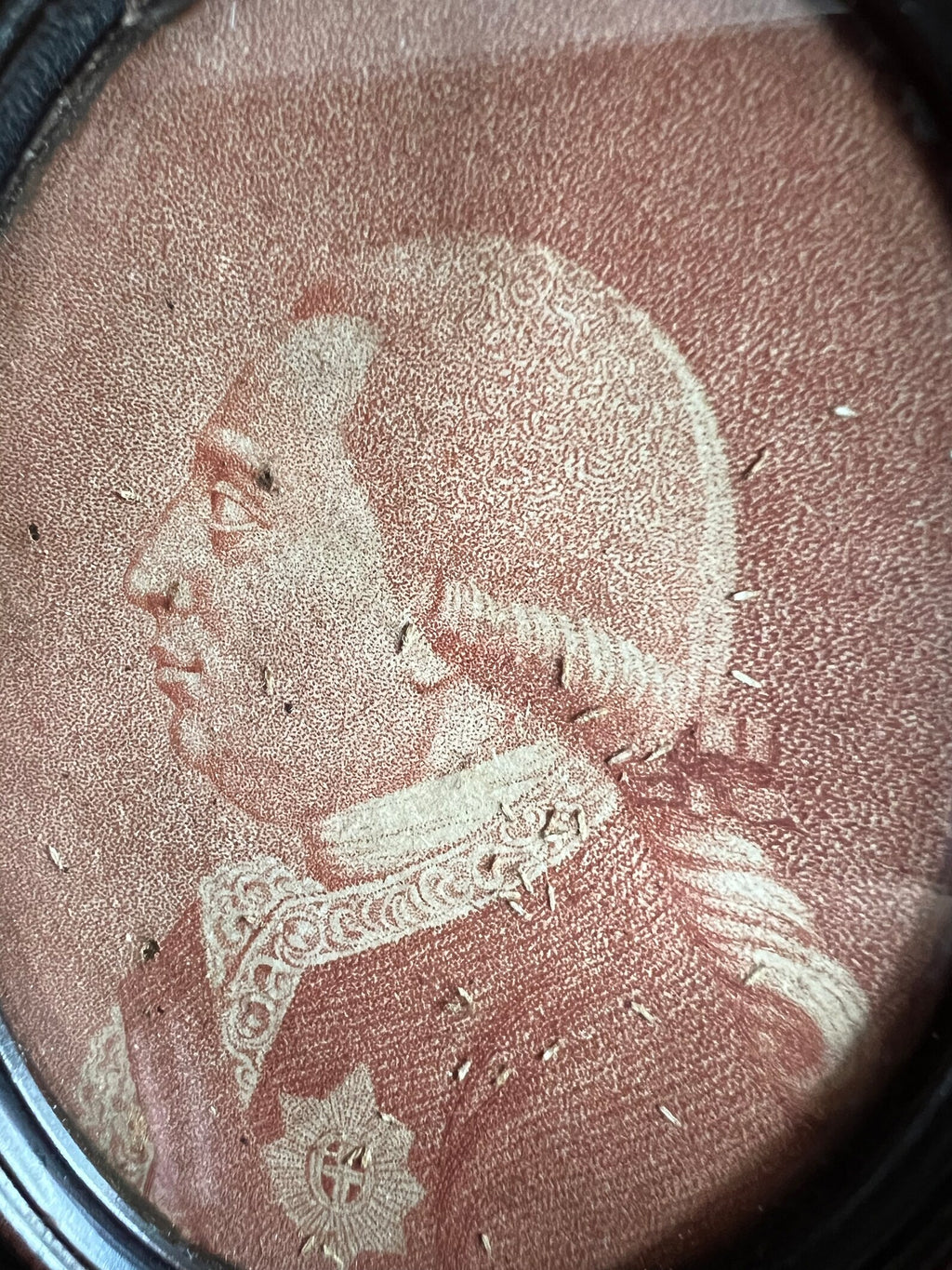 Georgian Miniature Engravings King George III & Queen Charlotte Circa 1780