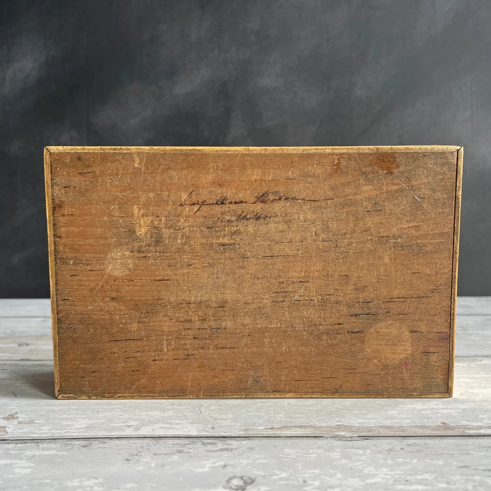 RARE Whitewood Early Tunbridge Ware Box Bank Of England London Financial District C 1830