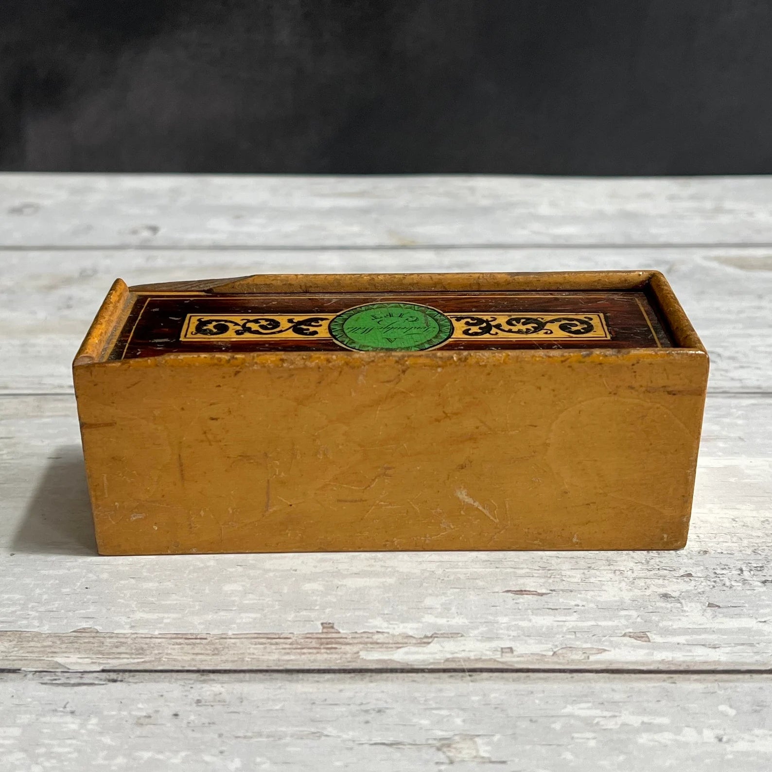 19th Century Whitewood Cotton Reel Box A Tunbridge Wells Gift Early Tunbridge Ware C 1810