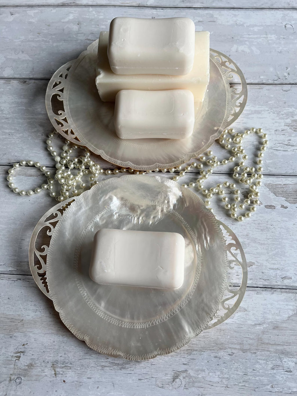 Mother of Pearl Dish Hand Carved 19th Century Circa 1890