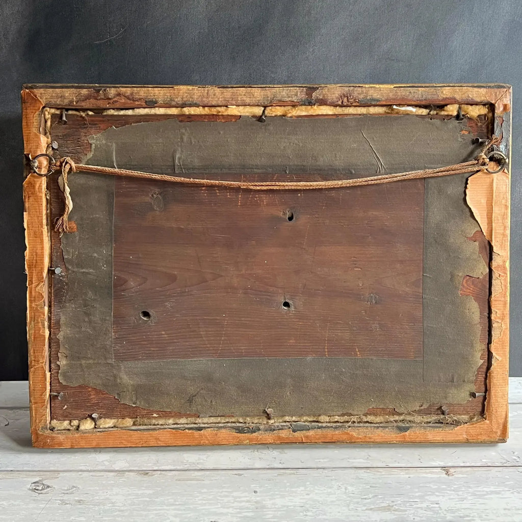 18th Century Reverse Glass Print Copenhagen House Islington Skittles Game 1783